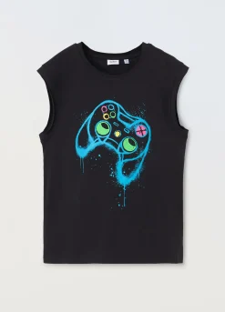Blukids Canotta in puro cotone ragazzo- T-shirt