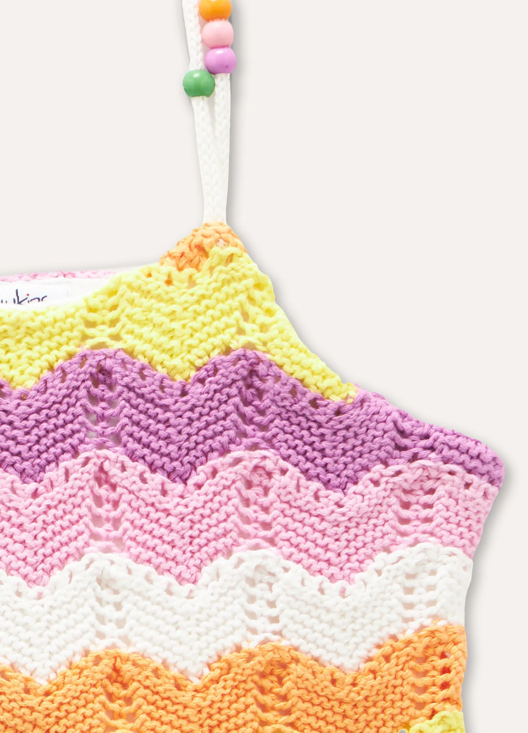 Blukids Canotta in puro cotone tricot bambina- T-shirt