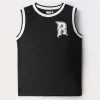 Blukids Canotta in tessuto mesh ragazzo- T-shirt