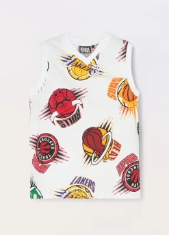 Blukids Canotta NBA in puro cotone ragazzo- T-shirt