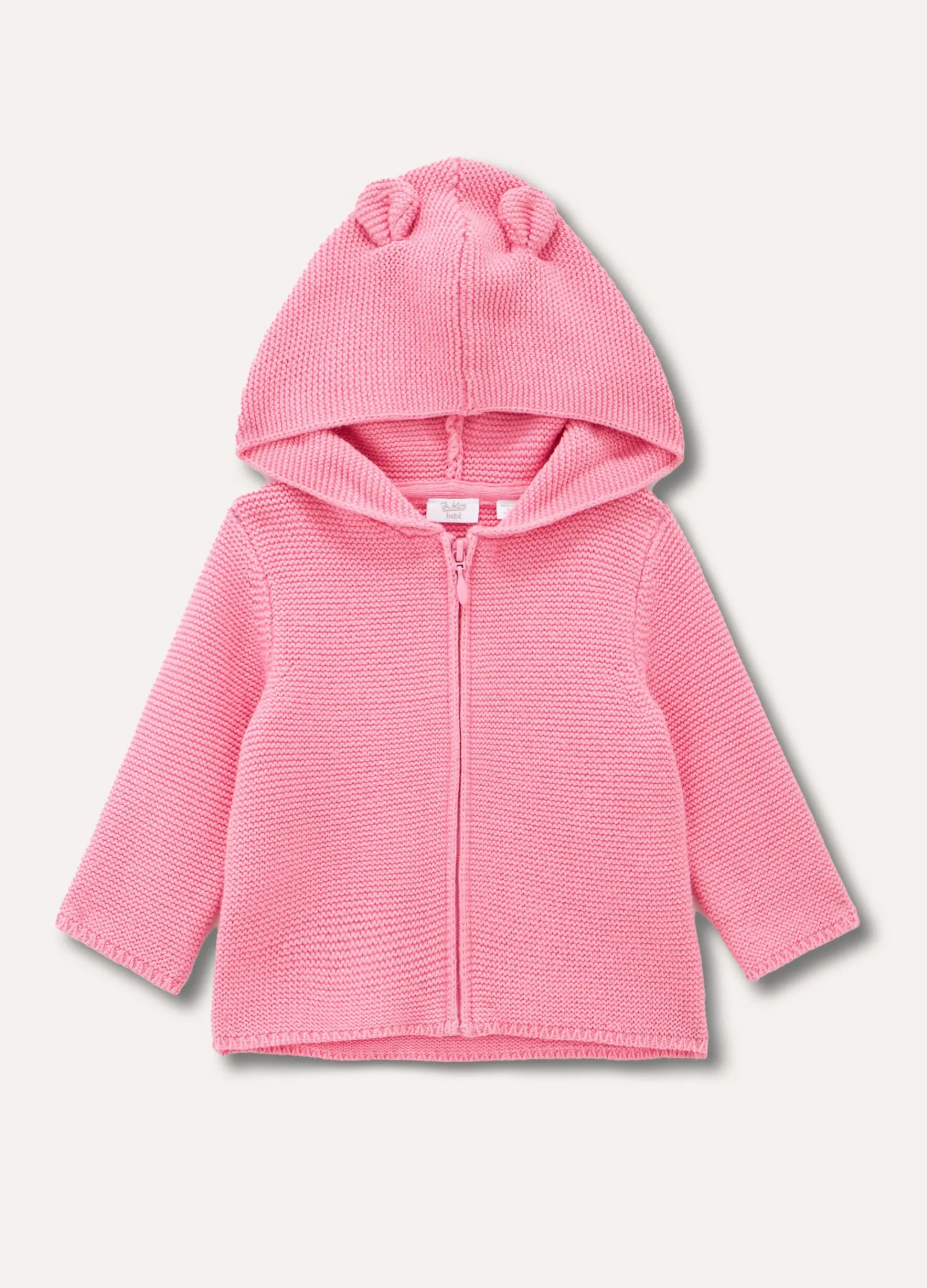 Blukids Cardigan con cappuccio in puro cotone neonata- Maglioncini