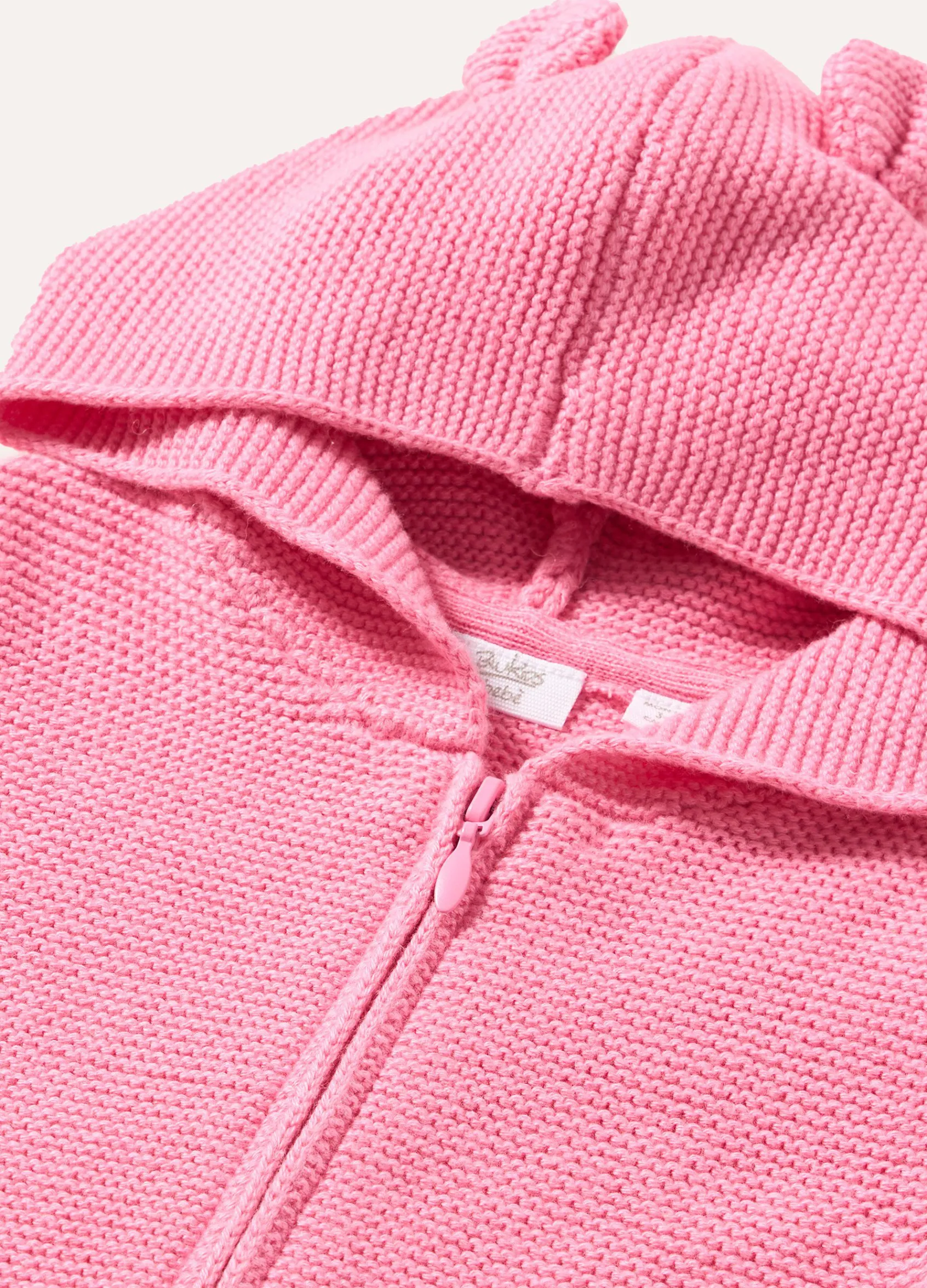 Blukids Cardigan con cappuccio in puro cotone neonata- Maglioncini