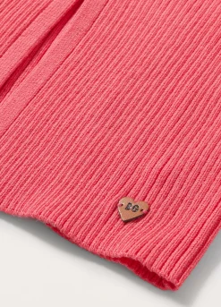 Blukids Cardigan in costina misto viscosa bambina- Maglioni