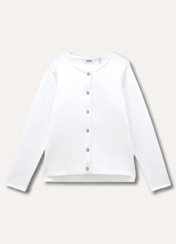 Blukids Cardigan in puro cotone bambina- Maglioni