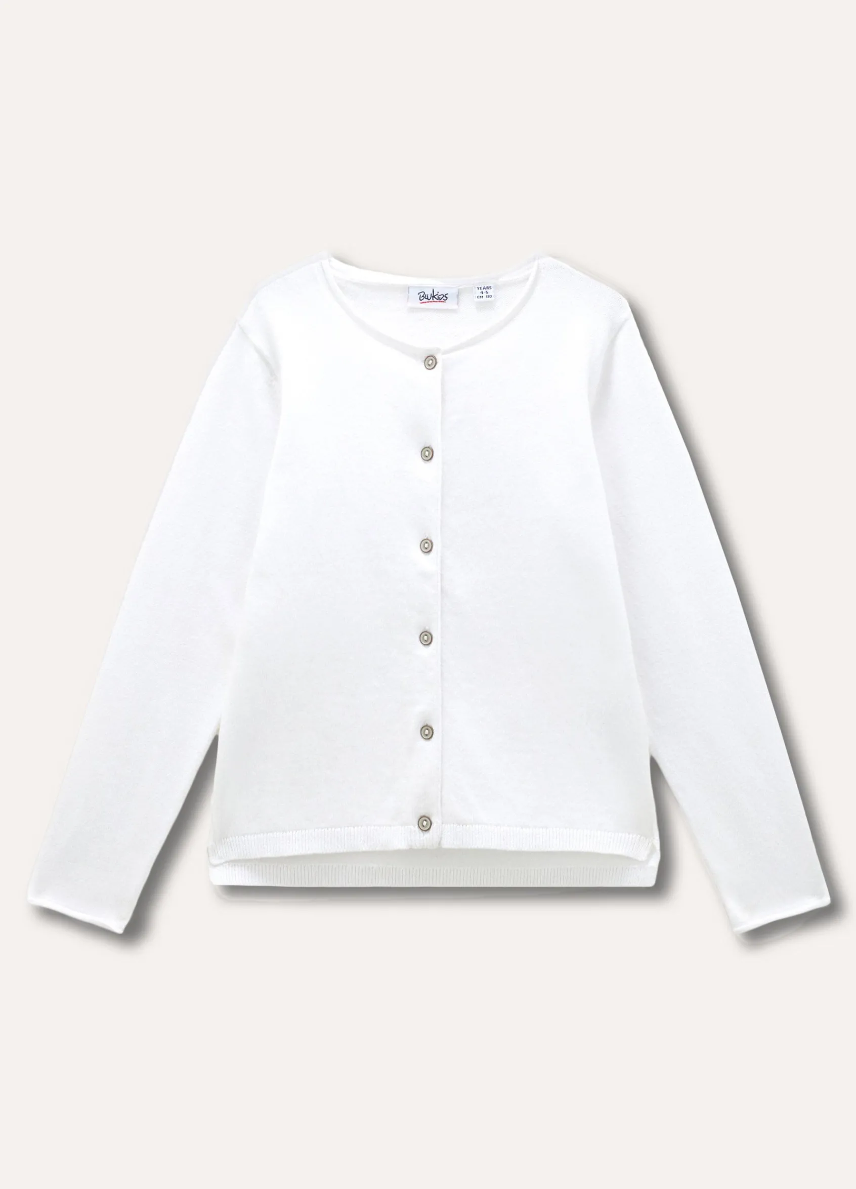 Blukids Cardigan in puro cotone bambina- Maglioni