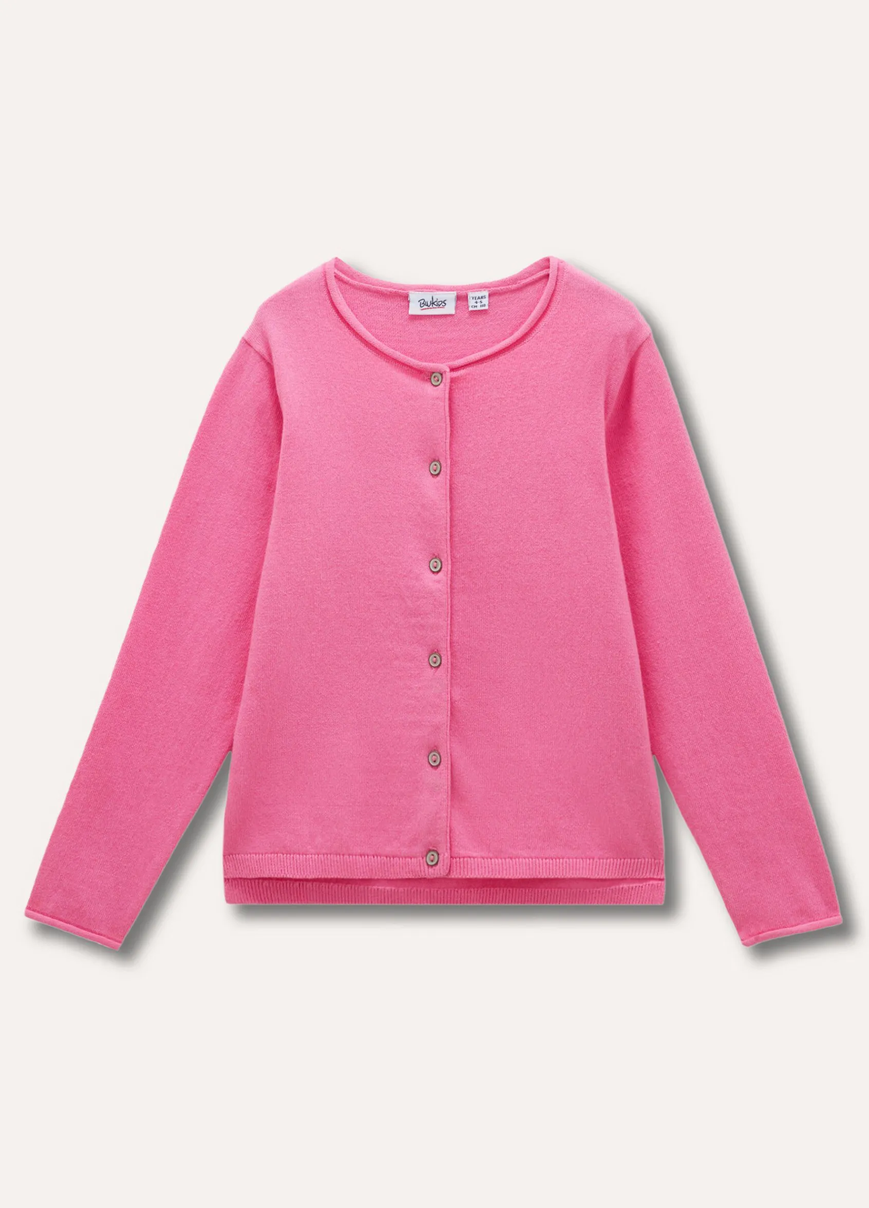 Blukids Cardigan in puro cotone bambina- Maglioni