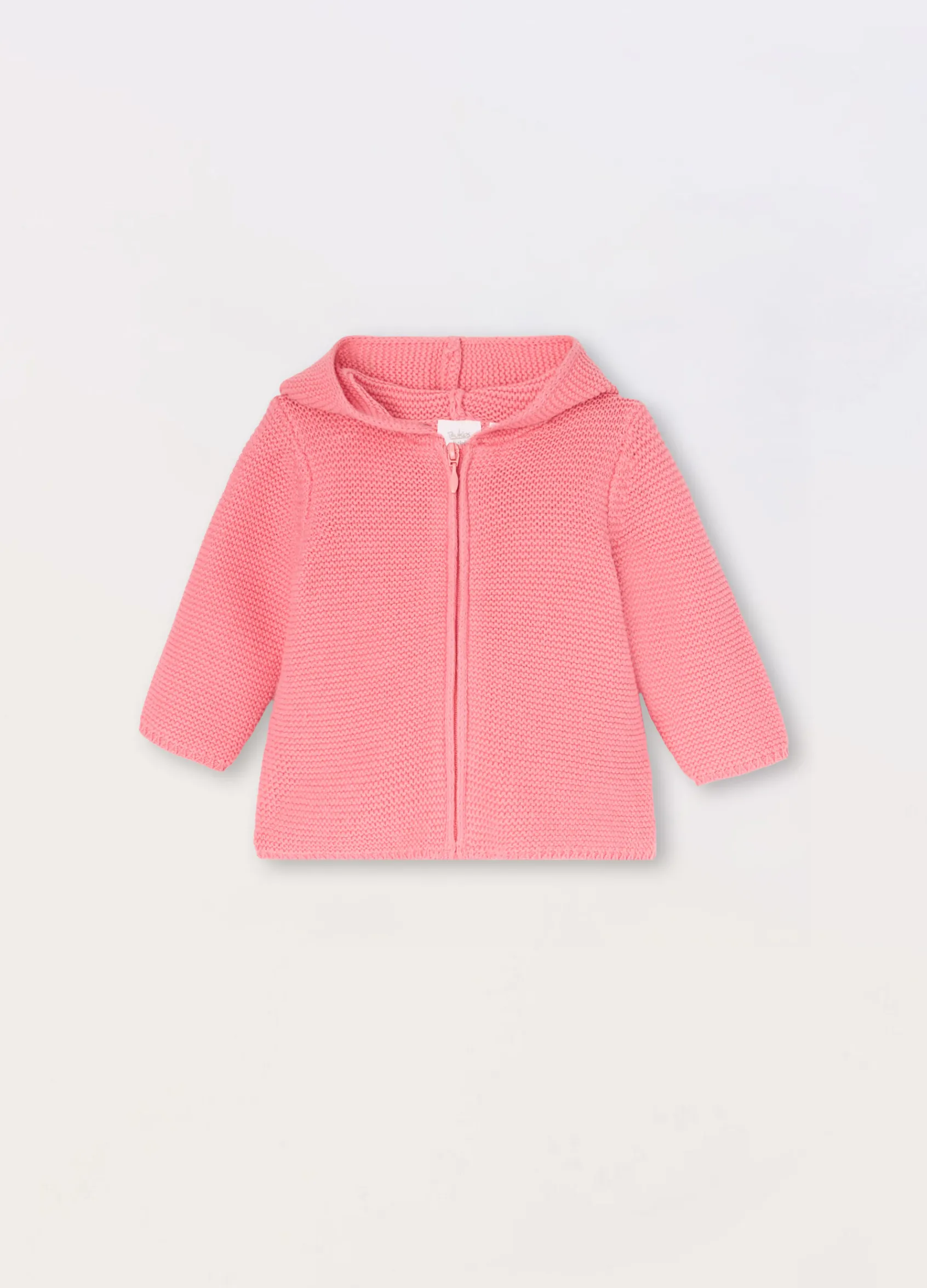 Blukids Cardigan in puro cotone con cappuccio neonata- Maglioncini