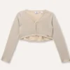 Blukids Cardigan scalda cuore in filo lurex bambina- Maglioni