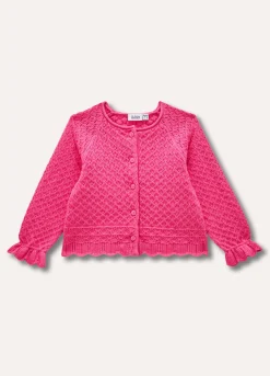 Blukids Cardigan tricot in puro cotone neonata- Maglioncini