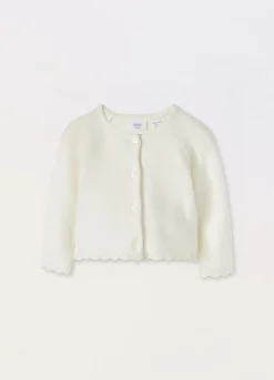 Blukids Cardigan tricot in puro cotone neonata- Maglioncini