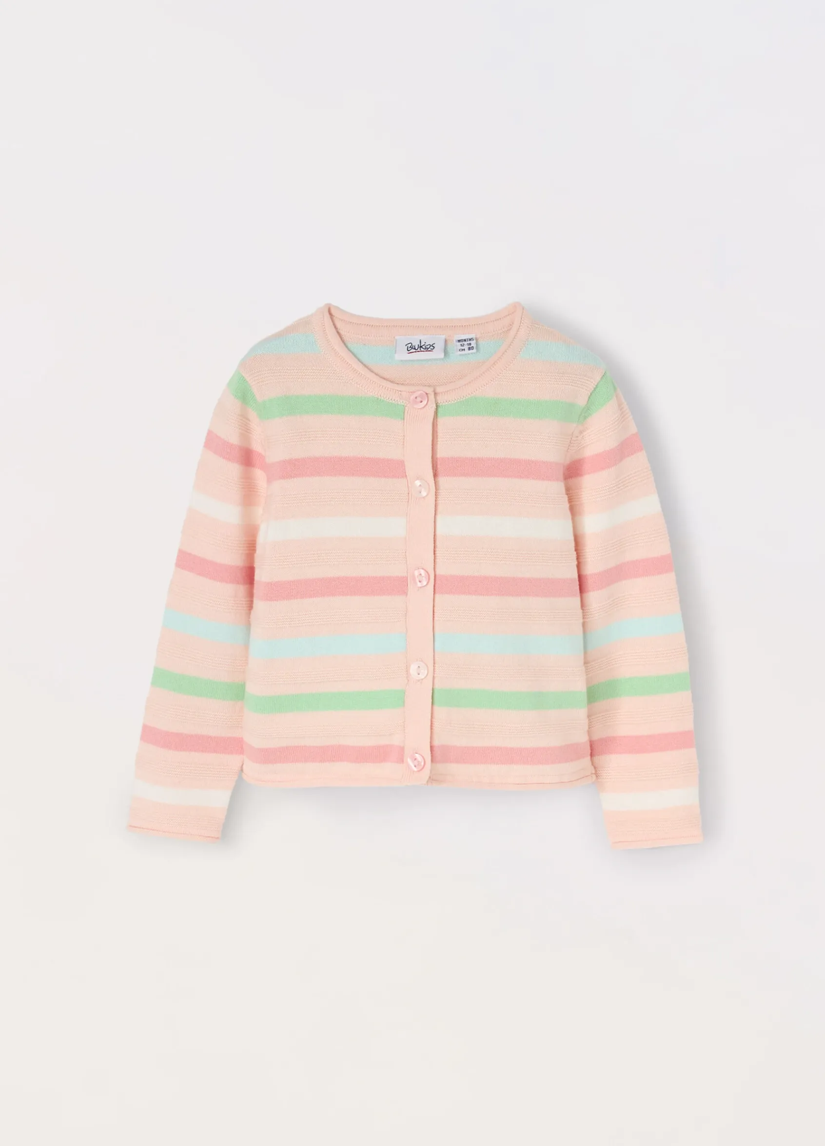 Blukids Cardigan tricot un puro cotone neonata- Maglioncini