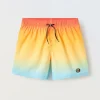 Blukids Costume boxer con stampa ragazzo- Mare
