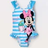 Blukids Costume intero a righe neonata- Costumi