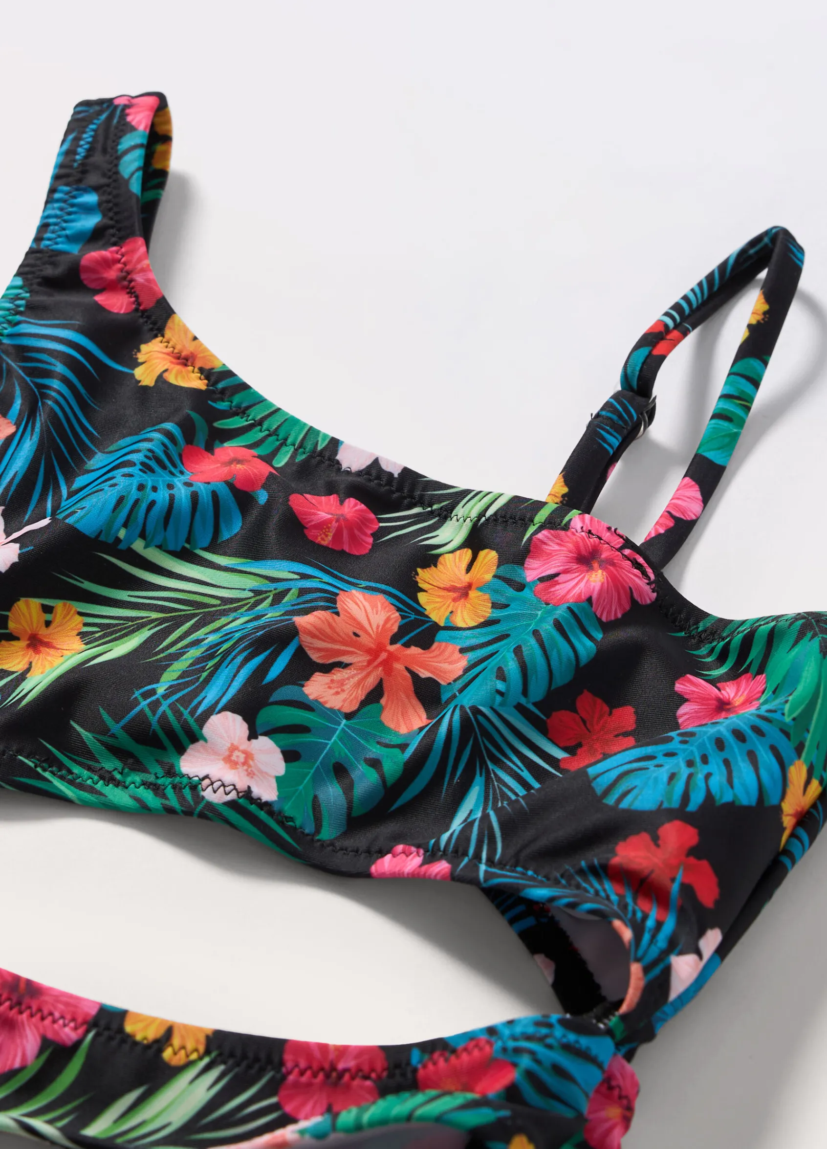 Blukids Costume intero floreale ragazza- Mare