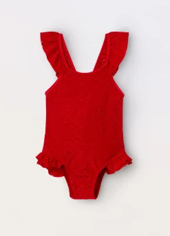 Blukids Costume intero ricamato neonata- Costumi