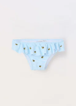 Blukids Costume slip con rouches neonata- Costumi