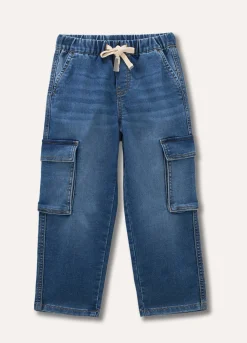 Blukids Denim cargo bambino-Bambino Jeans