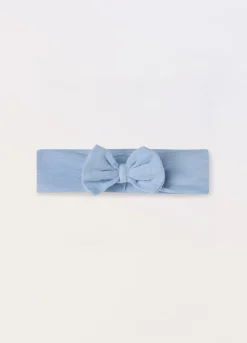 Blukids Fascetta per capelli in jersey di cotone stretch neonata- Accessori