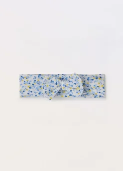 Blukids Fascetta per capelli in jersey di cotone stretch neonata- Accessori