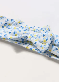 Blukids Fascetta per capelli in jersey di cotone stretch neonata- Accessori