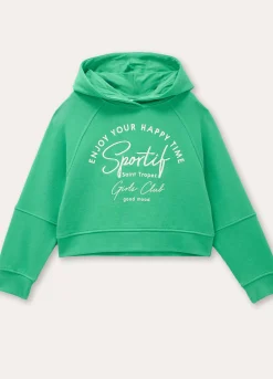 Blukids Felpa con cappuccio in cotone ragazza- Felpe