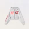 Blukids Felpa con cappuccio in french terry di cotone ragazza- Felpe