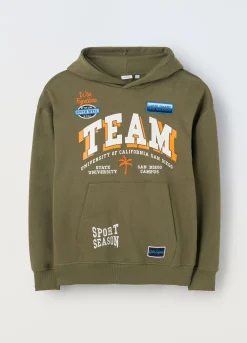 Blukids Felpa con cappuccio in misto cotone ragazzo- Felpe