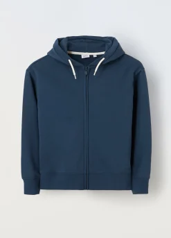 Blukids Felpa full zip con capaccio ragazzo- Felpe