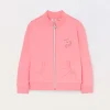 Blukids Felpa full zip in cotone stretch bambina- Felpe