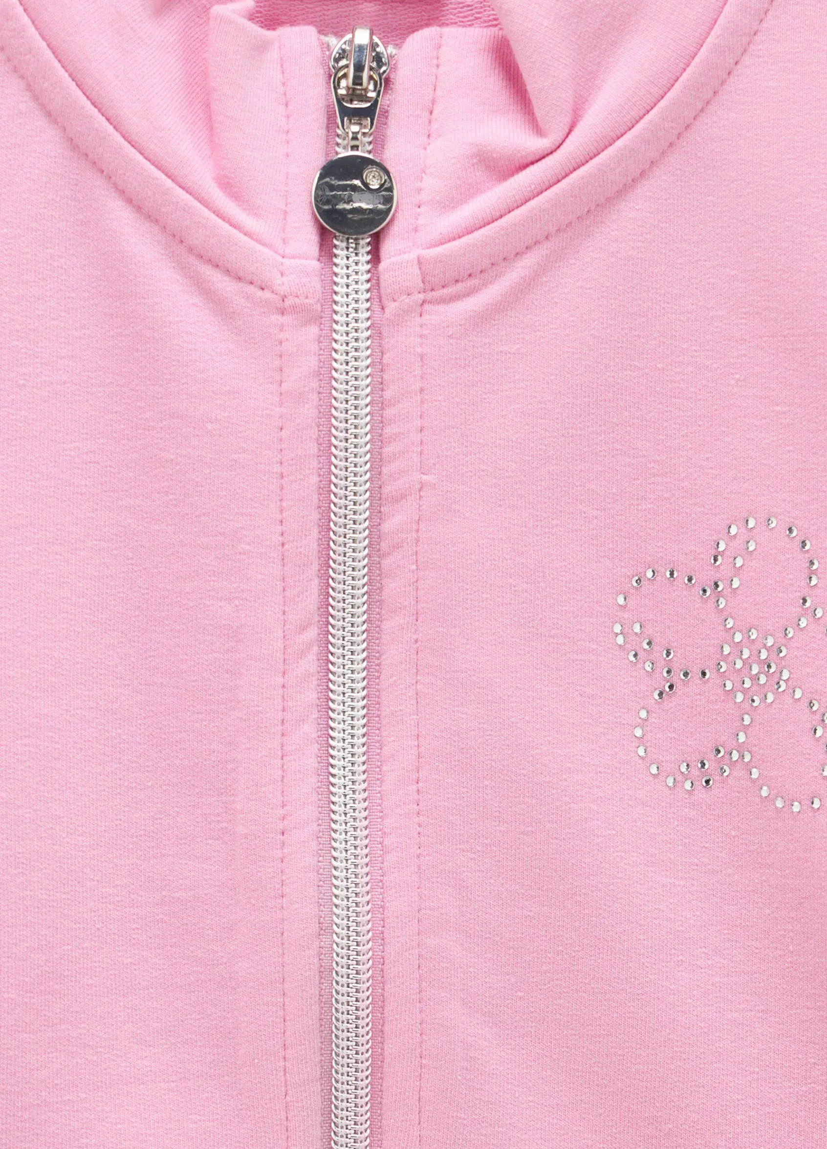 Blukids Felpa full-zip in cotone stretch bambina- Felpe