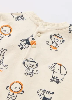 Blukids Felpa girocollo in french terry di puro cotone neonato- Felpe
