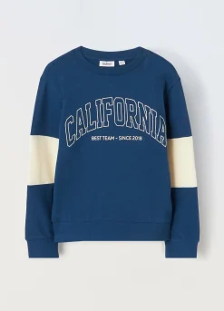 Blukids Felpa girocollo in puro cotone bambino-Bambino Felpe