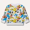 Blukids Felpa in cotone con stampa Disney neonato- Felpe