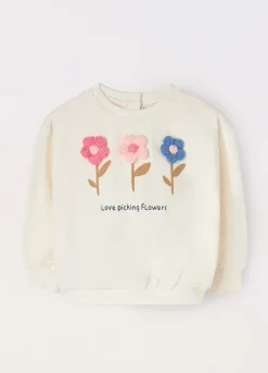 Blukids Felpa in french terry di cotone stretch neonata- Felpe