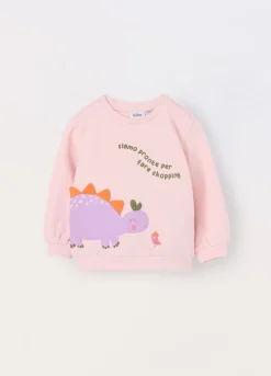 Blukids Felpa in french terry di cotone stretch neonata- Felpe