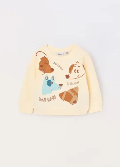 Blukids Felpa in french terry di puro cotone neonato- Felpe