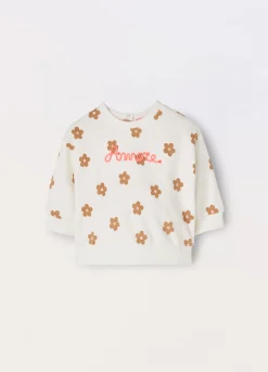Blukids Felpa in french terry di misto cotone neonata- Felpe