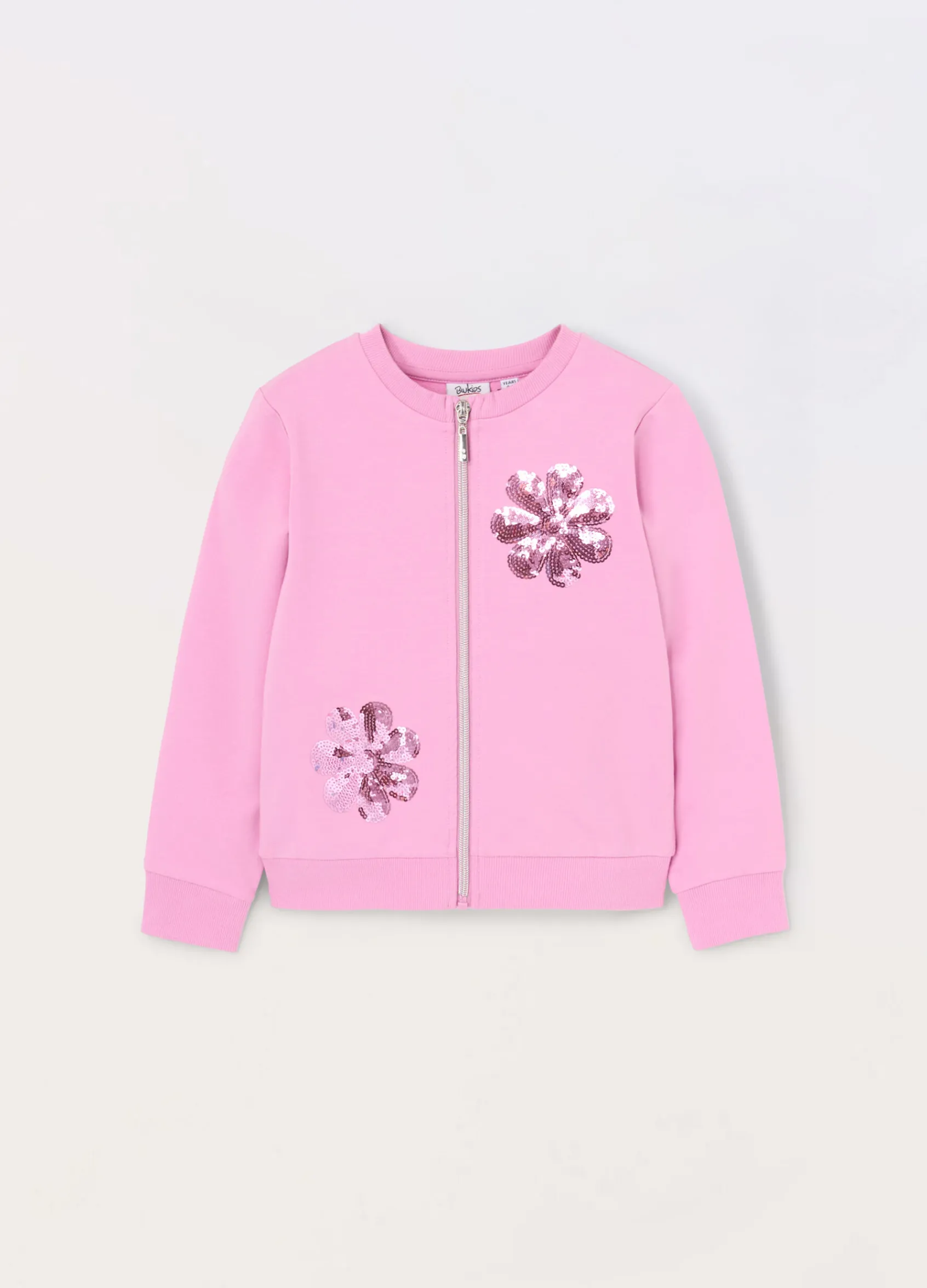 Blukids Felpa in french terry di cotone stretch bambina- Felpe
