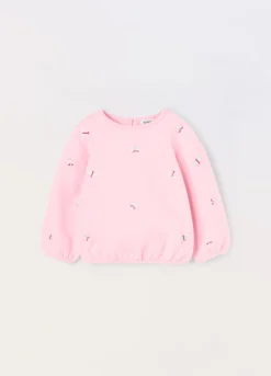 Blukids Felpa in french terry di cotone stretch neonata- Felpe