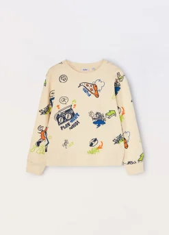 Blukids Felpa in french terry di puro cotone bambino-Bambino Felpe