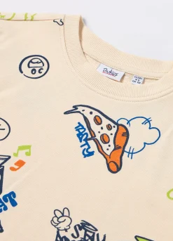 Blukids Felpa in french terry di puro cotone bambino-Bambino Felpe