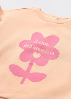 Blukids Felpa in french terry di puro cotone neonata- Felpe