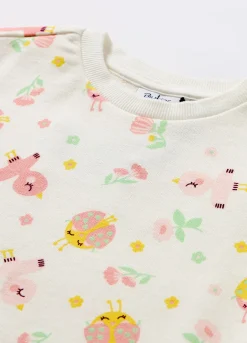 Blukids Felpa in french terry di puro cotone neonata- Felpe