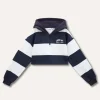 Blukids Felpa rigata cropped ragazza- Felpe