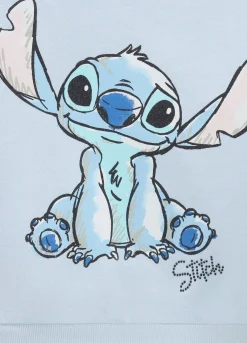 Blukids Felpa Stitch a girocollo bambina- Felpe