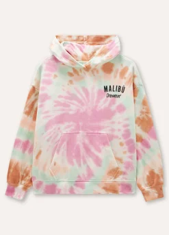 Blukids Felpa tie & dye con cappuccio ragazza- Felpe