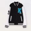Blukids Felpa varsity in puro cotone ragazzo- Felpe