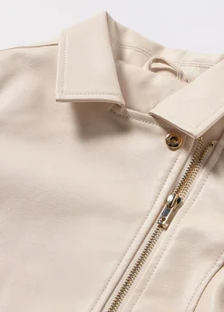 Blukids Giacca in eco pelle bambina- Giubbotti E Piumini