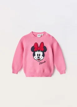 Blukids Girocollo tricot con ricamo neonata- Maglioncini