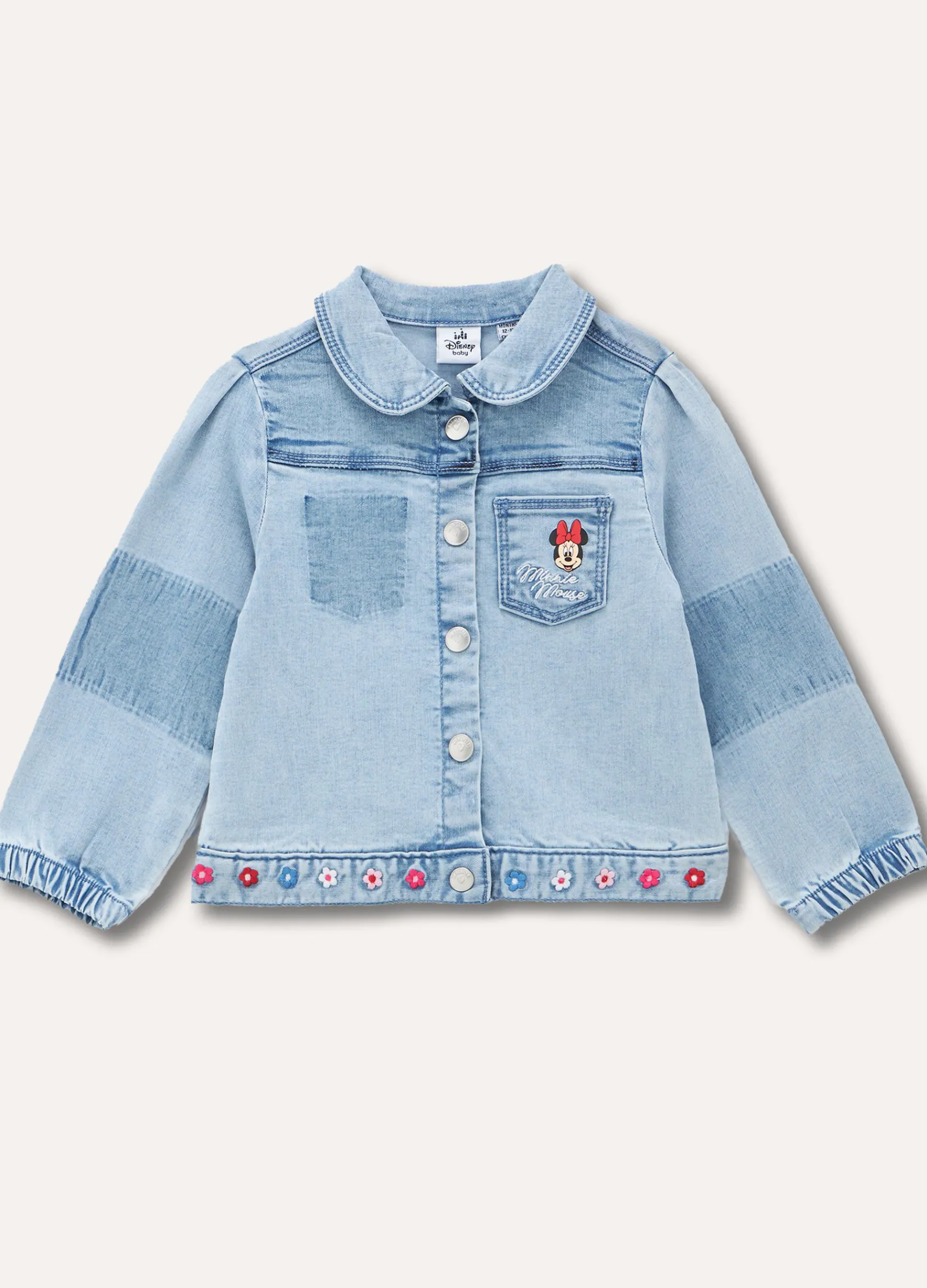 Blukids Giubbino in denim Disney neonata- Cappotti E Giubbotti
